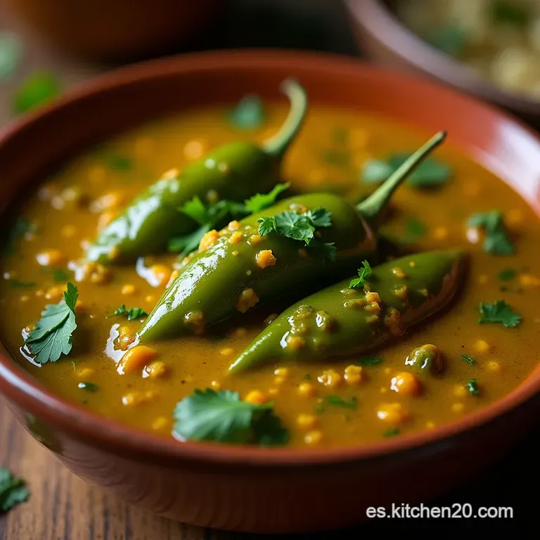 El Fuego Y La Tradici&oacute;n Encurtido De Chile Verde Indio Hari Mirch Ka Achar Listo Para Guardar presentation