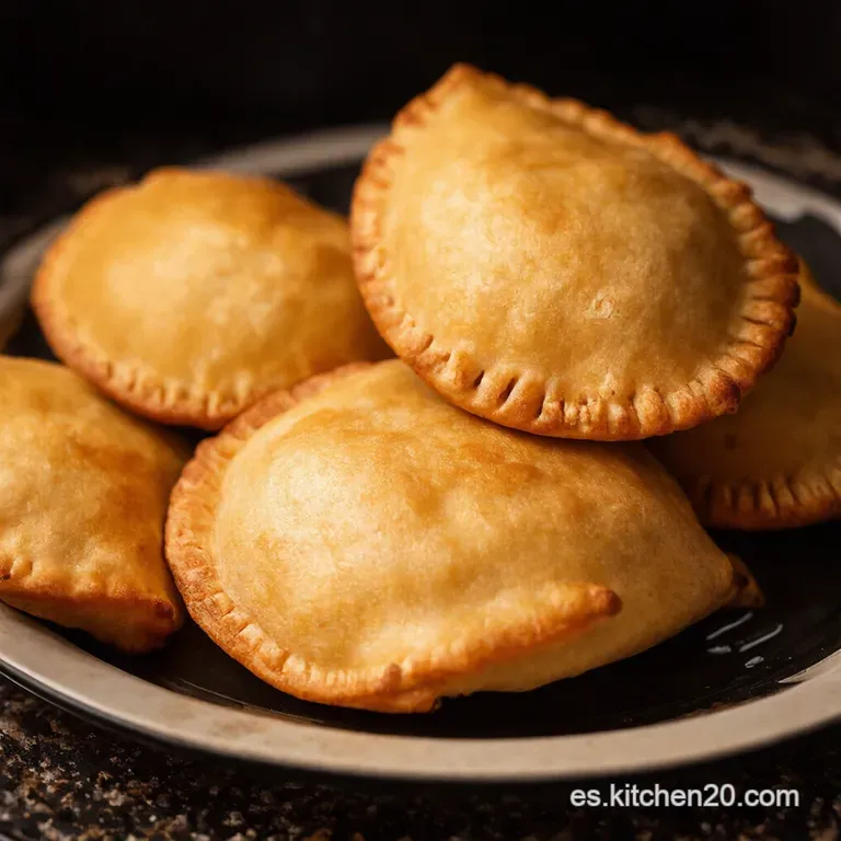 Air Fryer Chicken Empanadas presentation