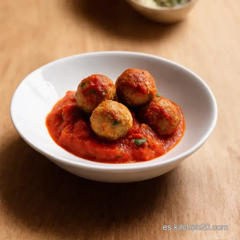 Alb&oacute;ndigas en Salsa de Tomate Casera El Secreto de la Abuela