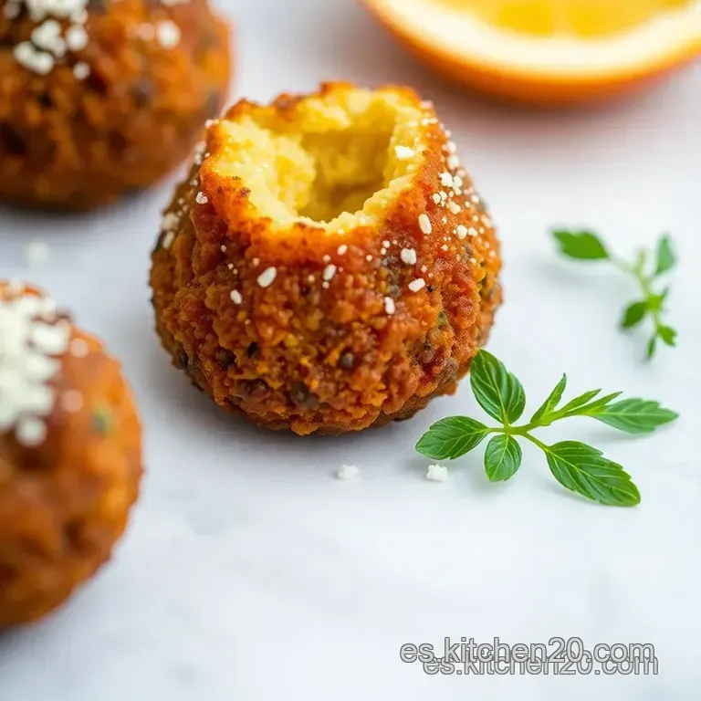 Arancini Dorados: Un Bocado De Sicilia En Tu Cocina presentation
