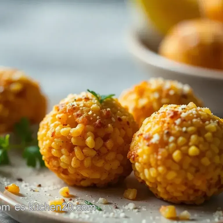 Arancini Dorados: Un Bocado de Sicilia en tu Cocina