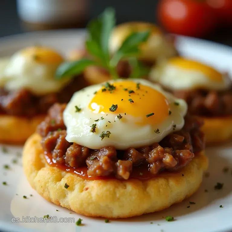 Arepas Rellenas con Carne Molida