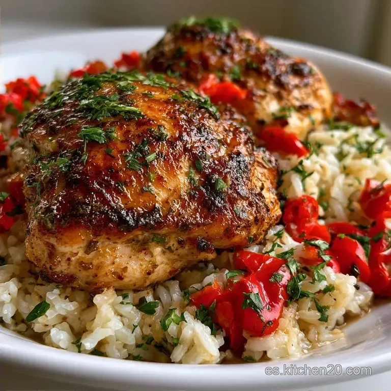 Arroz con Pollo Casero: Jugoso y Suelto