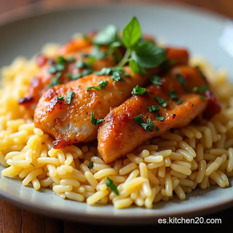 Arroz con Pollo Ib&eacute;rico Un Cl&aacute;sico con Sabor a Fiesta