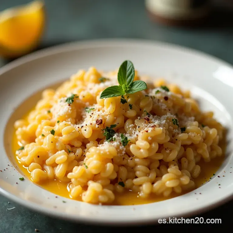 Arroz Meloso Souvenir de Lyon Cremoso con Cebolla Francesa y Queso Gruy&egrave;re