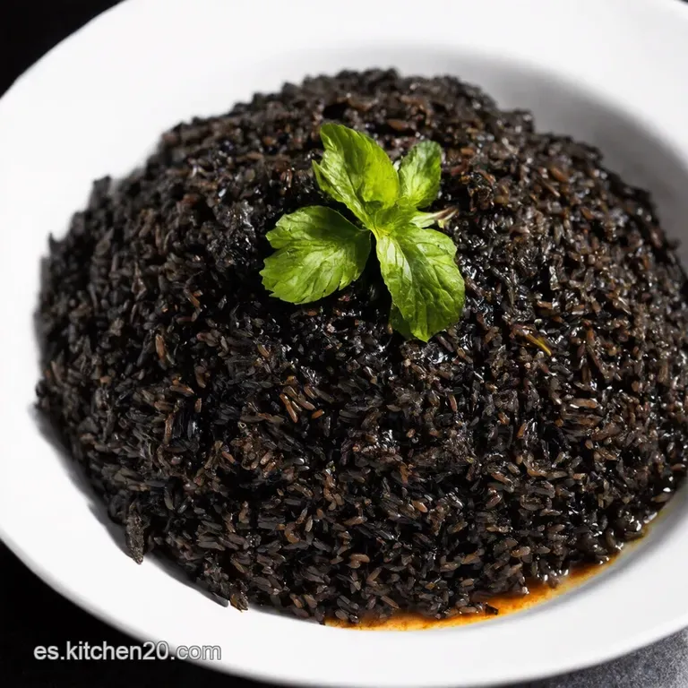 Arroz Negro con Sepia Receta de Chiringuito
