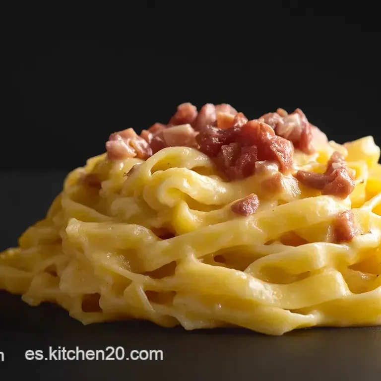 Aut&eacute;ntica Pasta Carbonara Italiana
