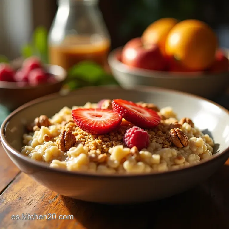 Avena Energizante Frutas Frescas Y Nueces presentation