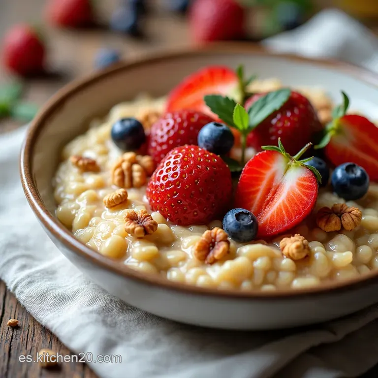 Avena Energizante Frutas Frescas y Nueces