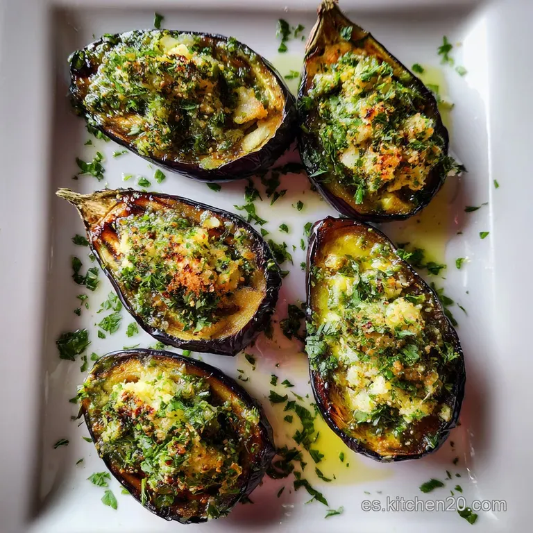 Berenjenas Rellenas Cremosas con Queso