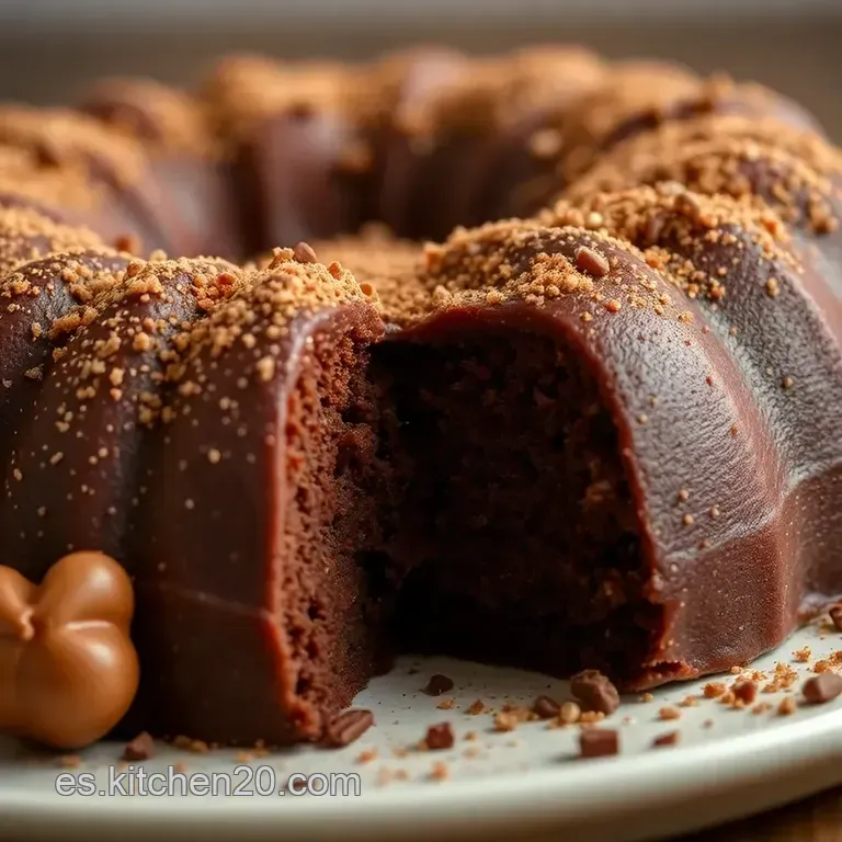 Bizcochuelo De Chocolate Cl&aacute;sico presentation