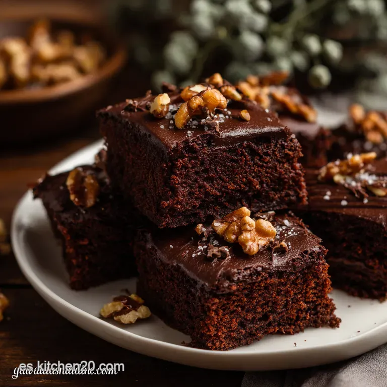 Bizcochuelo De Chocolate La Noche Estrellada presentation