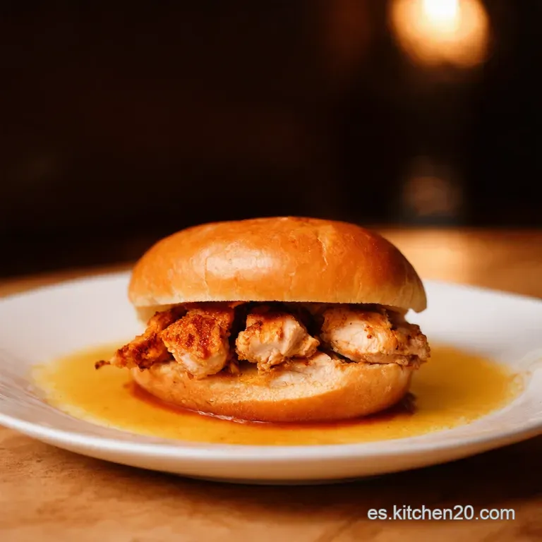 Bocadillo Crujiente De Pollo Empanizado En Pan De Cristal presentation