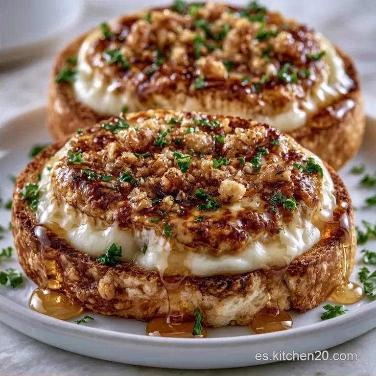 Bocadillo de Brie y Nueces con Miel