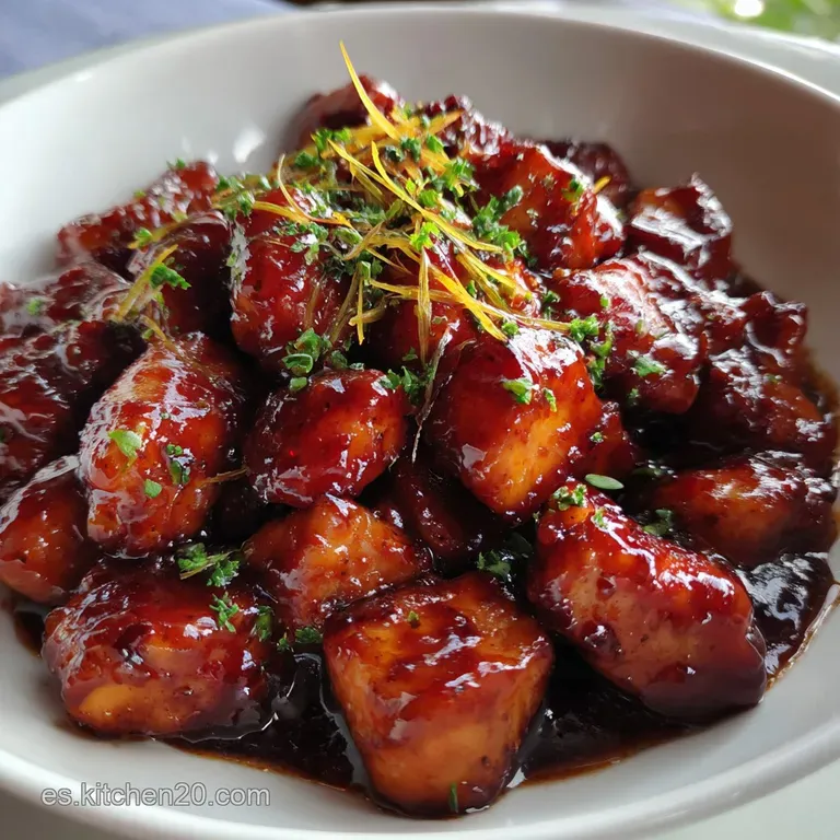 Bourbon Chicken: El Glaseado Dulce y Pegajoso
