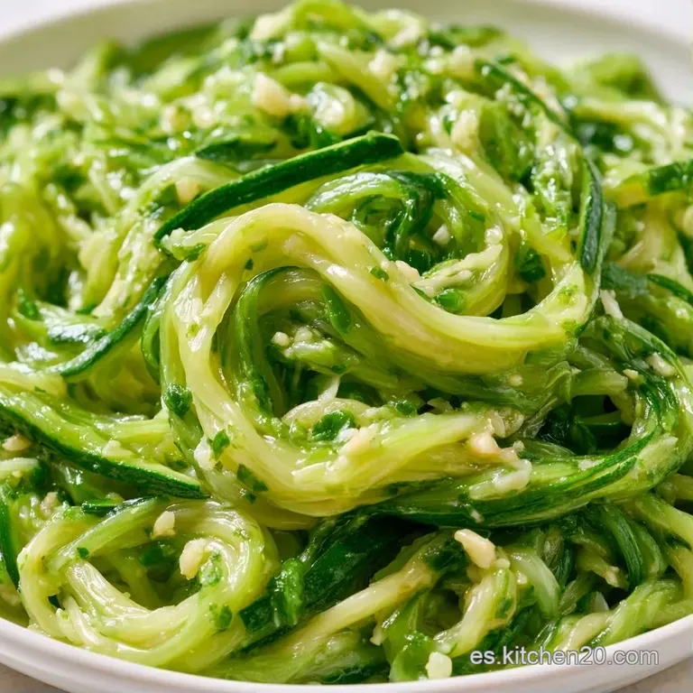 Mont&oacute;n ordenado de tallos verdes crujientes sobre cer&aacute;mica clara, resaltando el brillo del ali&ntilde;o y gotas de aceite.