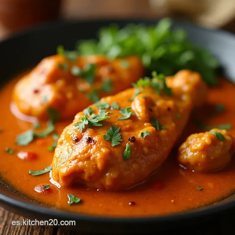 Butter Chicken Casero M&aacute;s R&aacute;pido Y Delicioso Que Pedirlo presentation