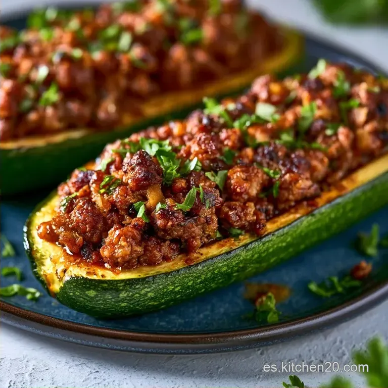 Calabacines Rellenos al Horno con Carne