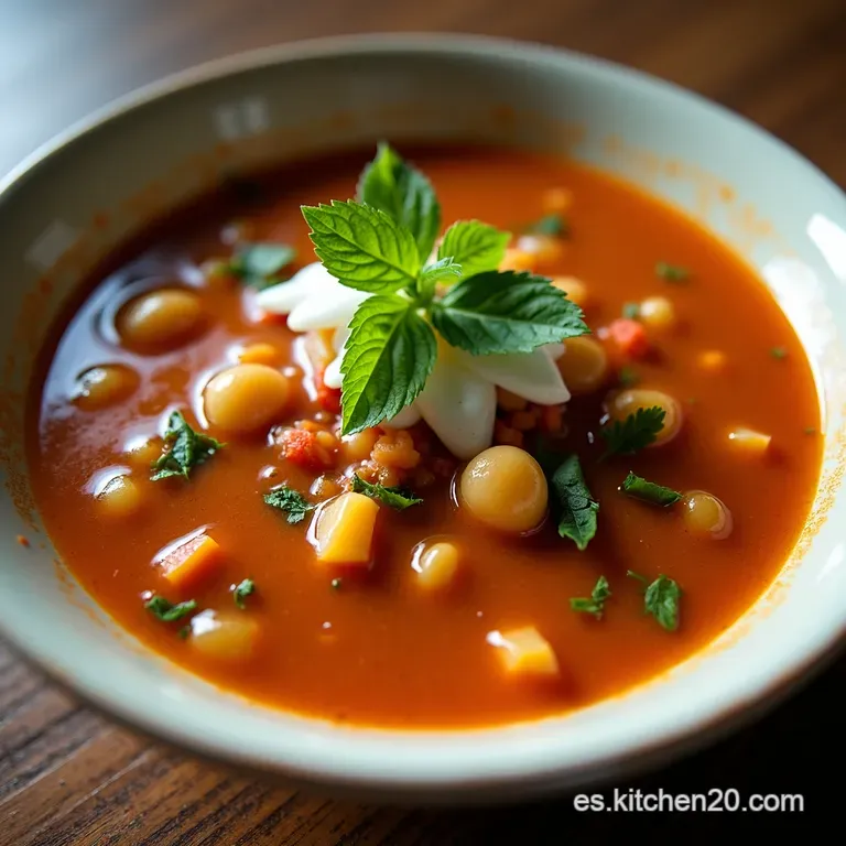 Caldo de Verduras a la Mexicana