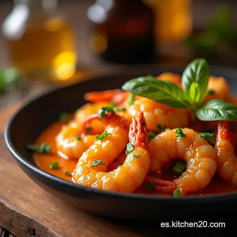 Camarones Con Mantequilla De Vaquero El Sabor Del Oeste presentation