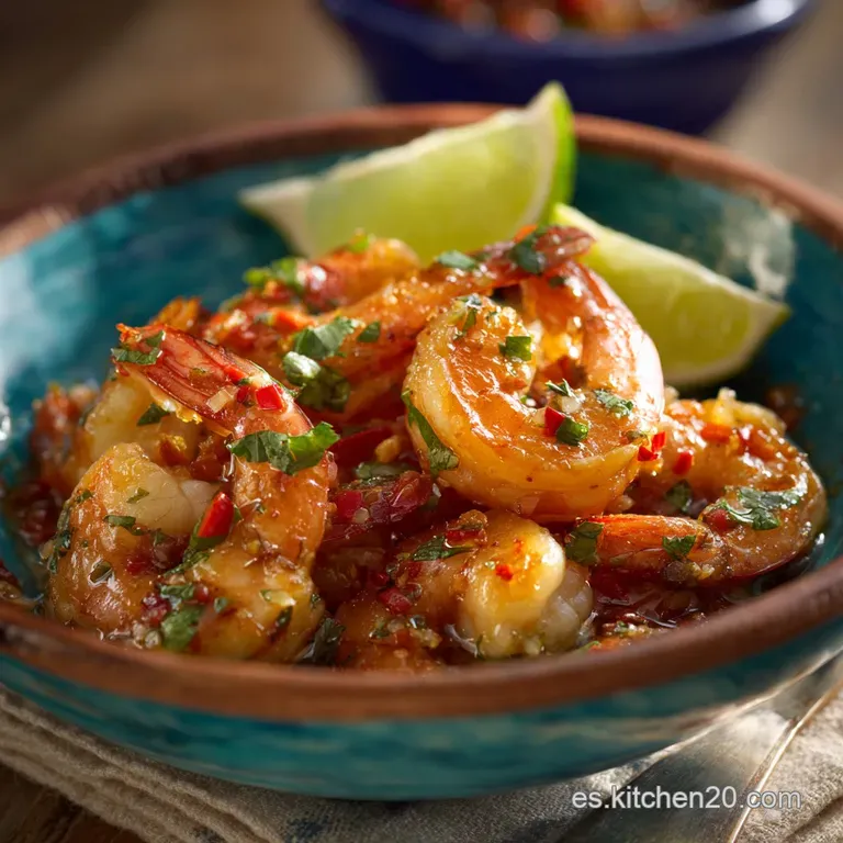 Camarones Firecracker: El Aperitivo Crujiente Con Salsa Agridulce Picante presentation