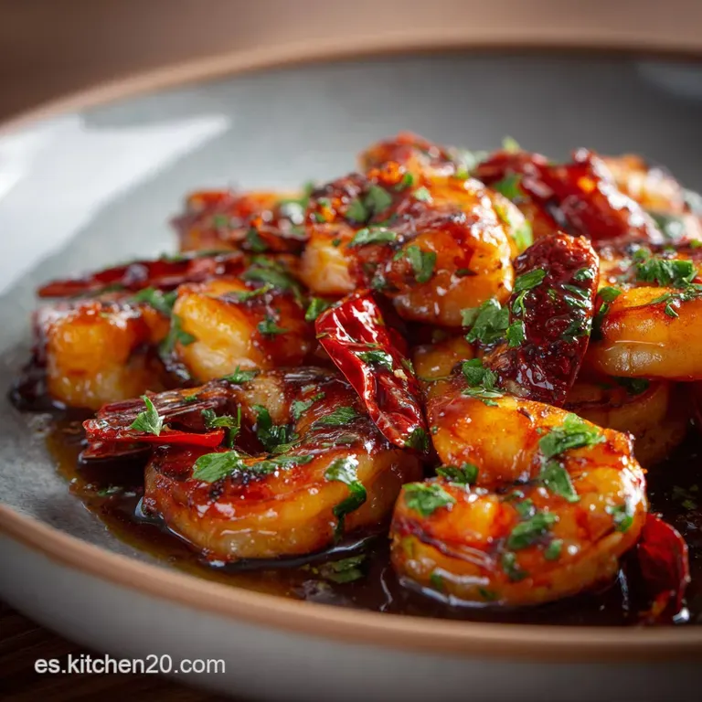 Camarones Firecracker! Aperitivo Crujiente Picante Y S&uacute;per F&aacute;cil presentation