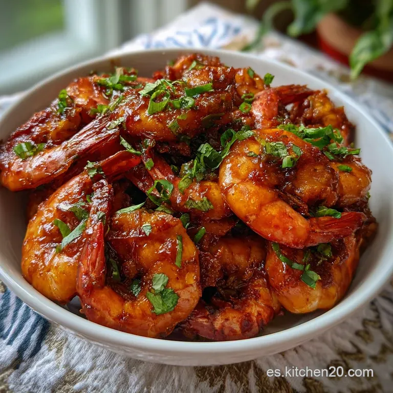 Camarones Picantes Indon&eacute;sicos: Receta Udang Balado