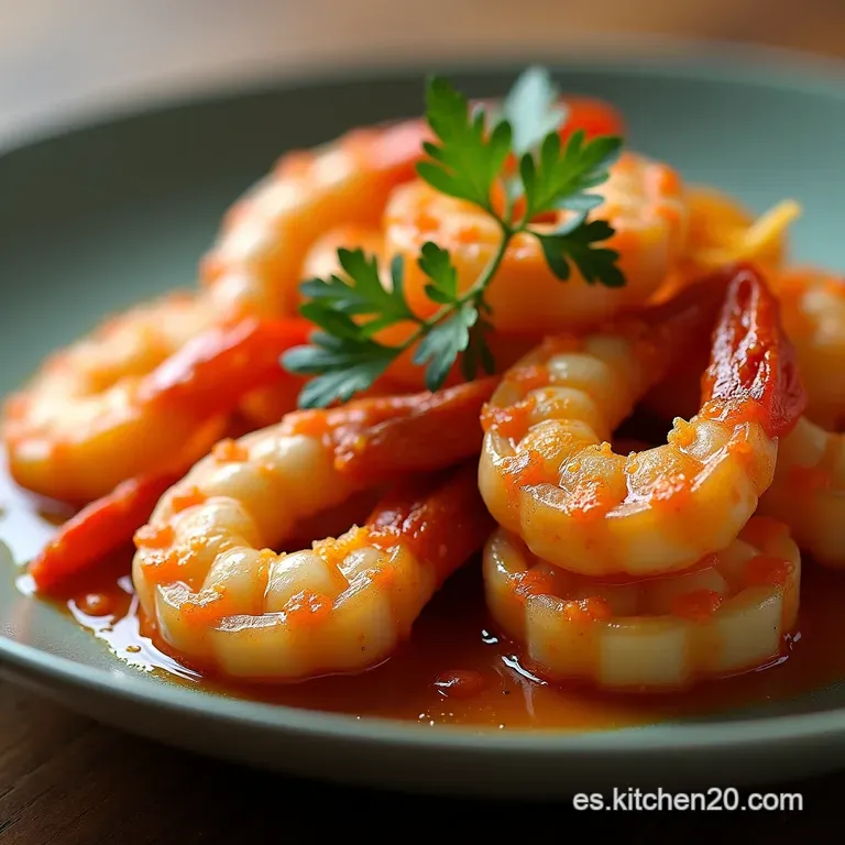 Camarones al Estilo Szechuan El Equilibrio Perfecto entre Fuego y Dulzura