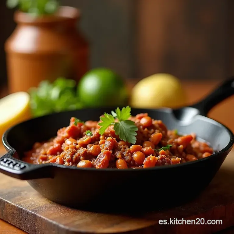 Cazuela Vaquera De Res Frijoles Y Sabor presentation