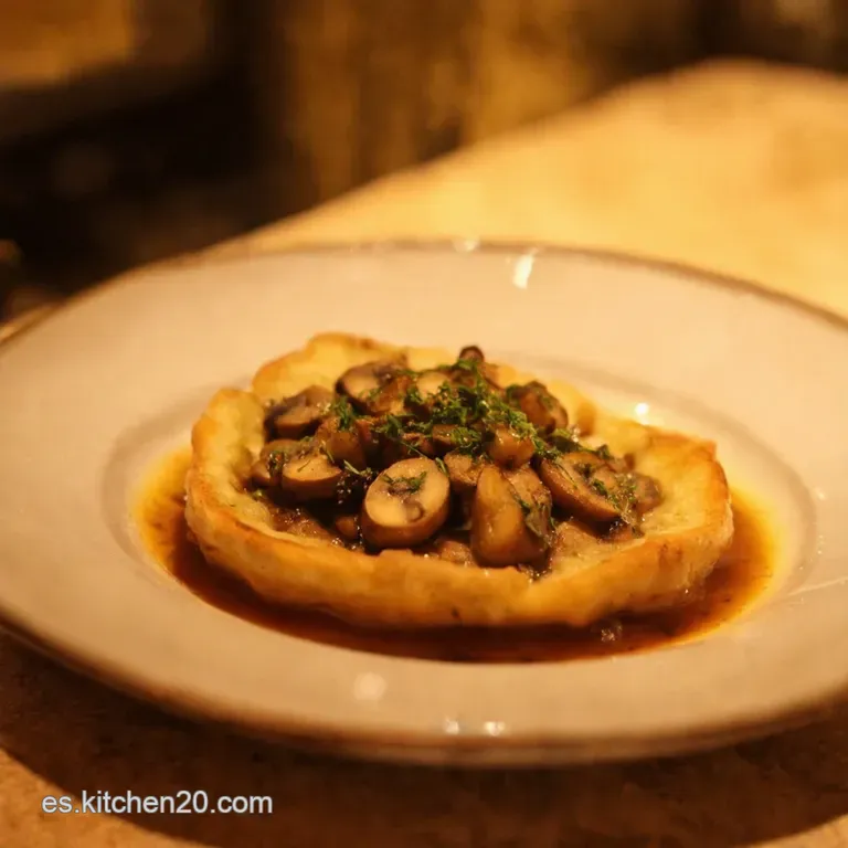 Champi&ntilde;ones Al Ajillo Receta Tradicional Con Un Toque presentation