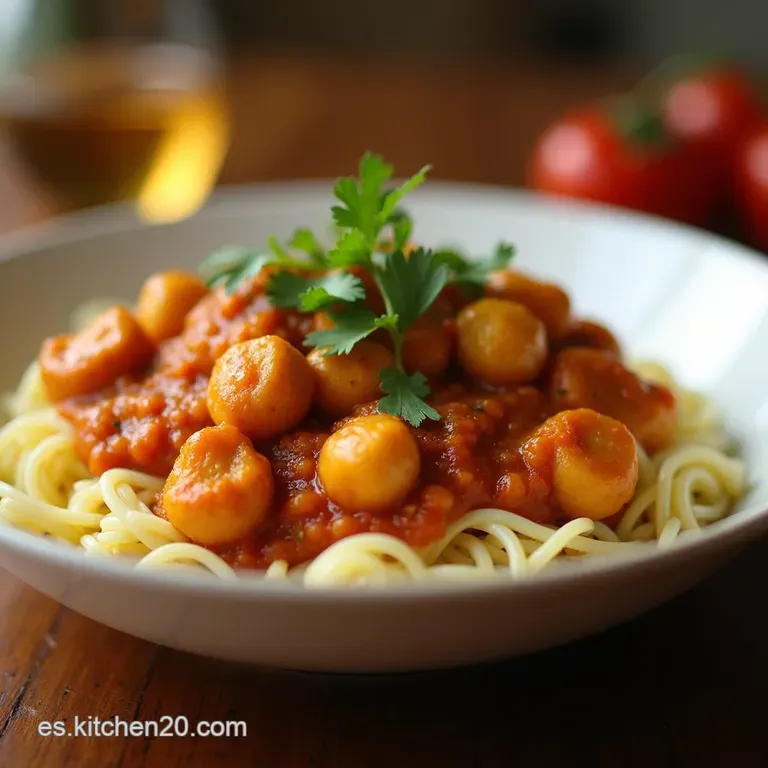 Chana Masala Garbanzo Beans with a Zesty Kick presentation