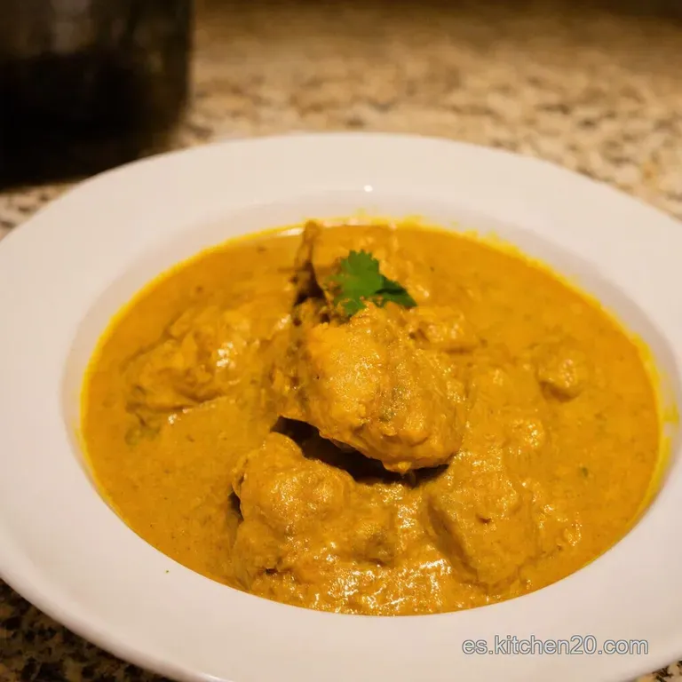 Chicken Korma Un Fest&iacute;n De Sabores De La India presentation