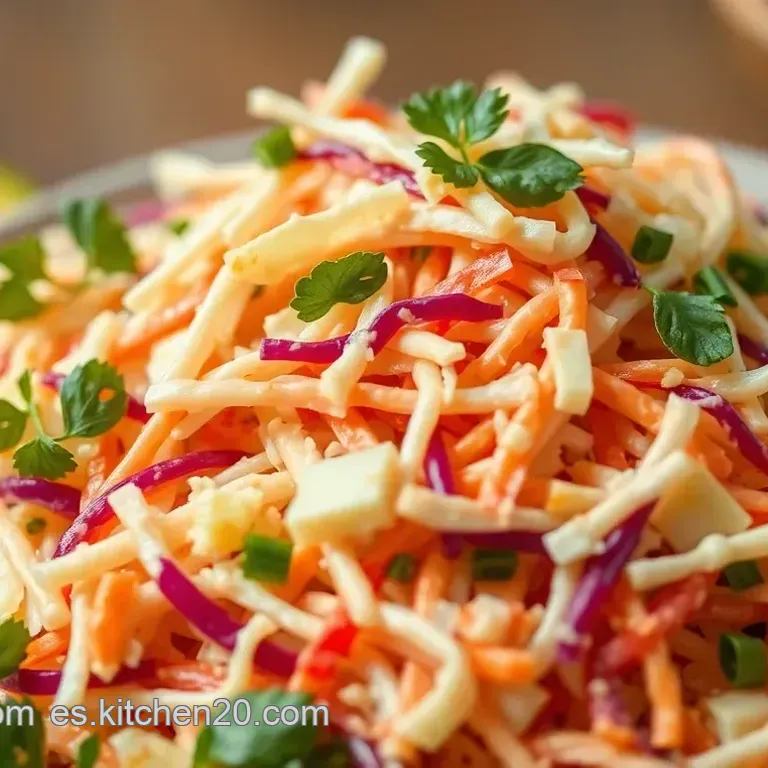 Coleslaw Cremosa a la Espa&ntilde;ola