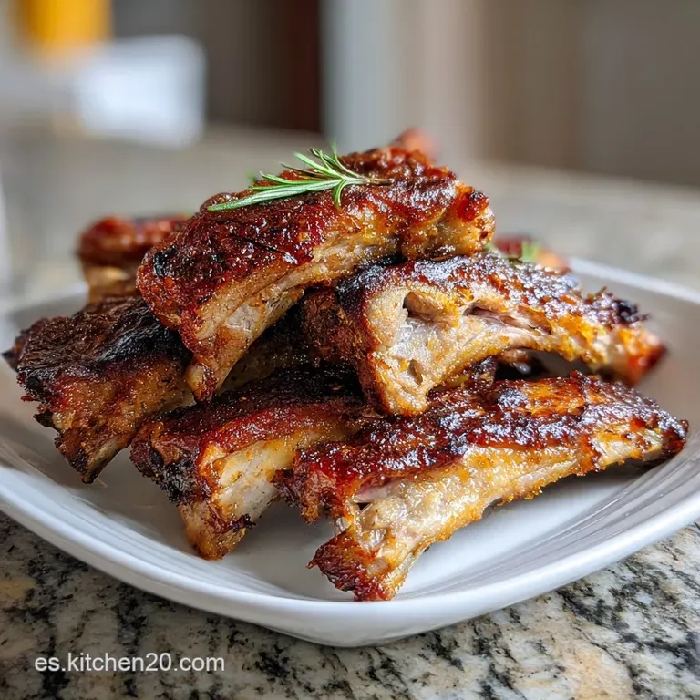 Costillas de Cerdo: Jugosas y Crujientes al Horno