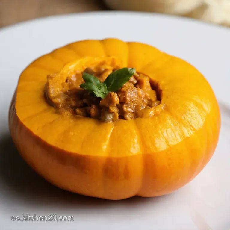 Crema de Calabaza Asada El Confort en un Plato