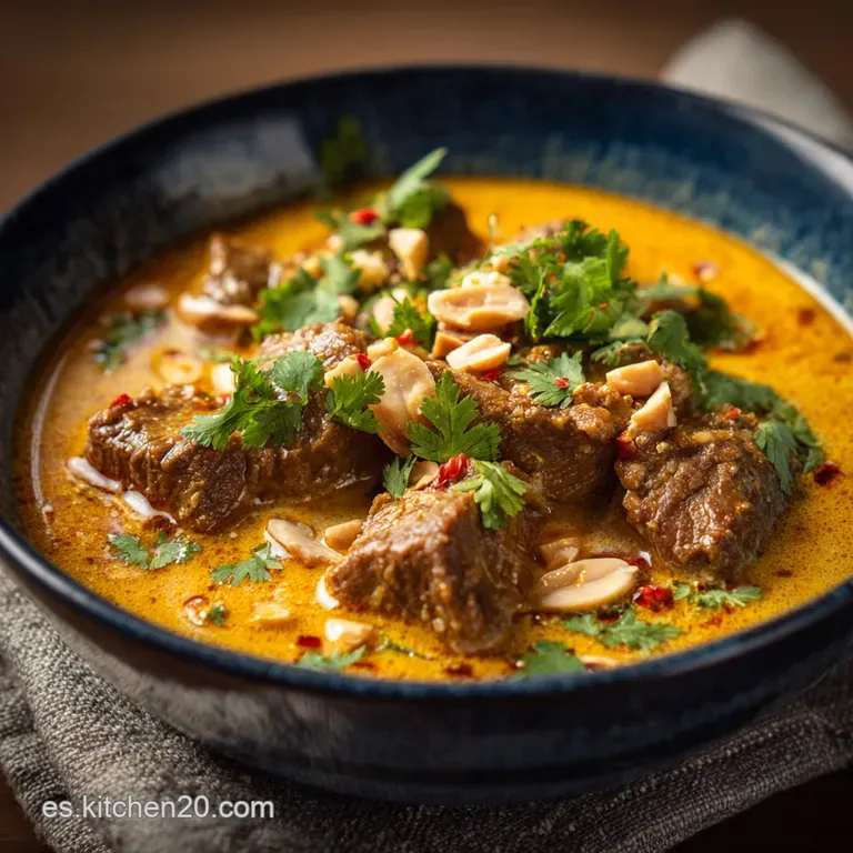 Curry Massaman De Ternera La Joya Arom&aacute;tica De Tailandia presentation