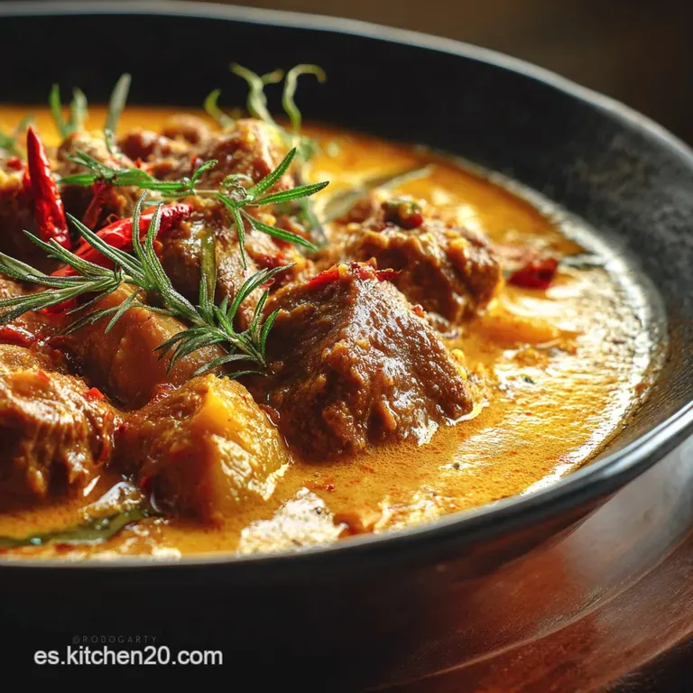 Curry Massaman de Ternera La joya arom&aacute;tica de Tailandia