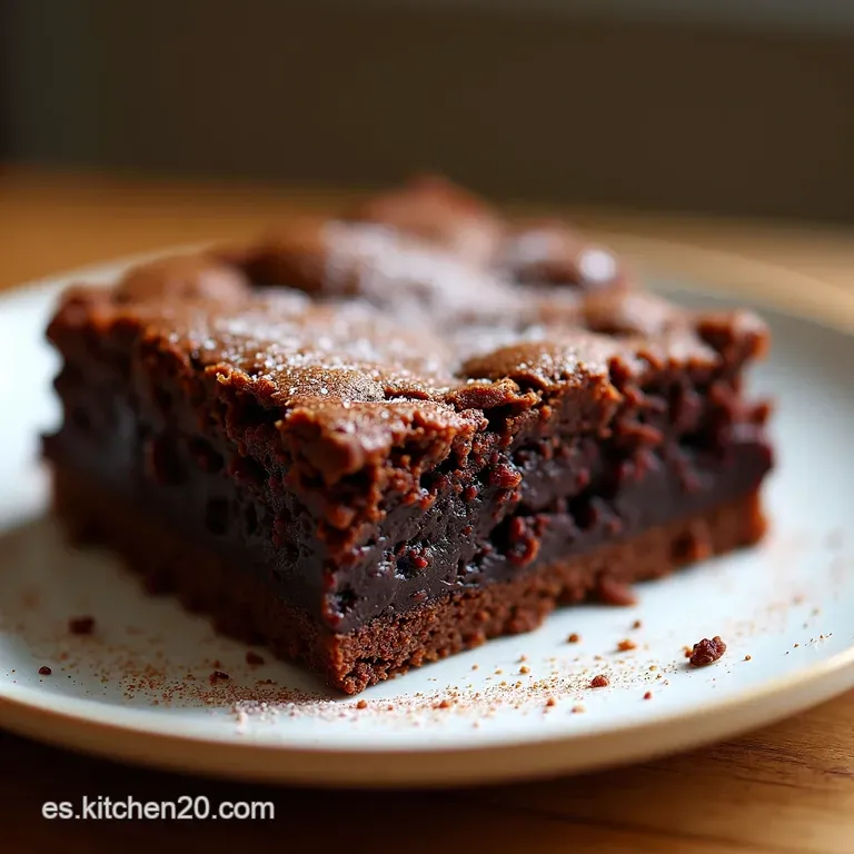 El Brownie Perfecto Intensamente Chocolatoso y Irresistible