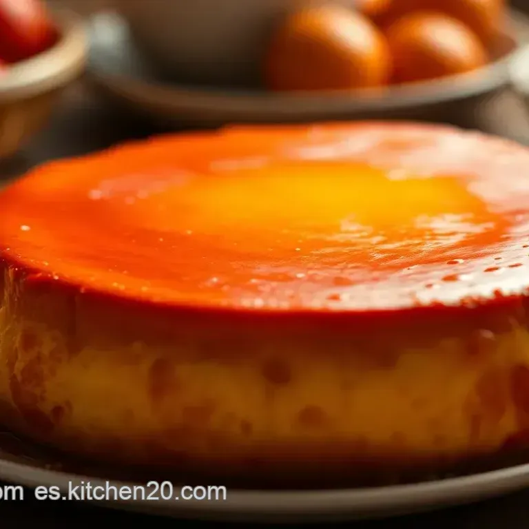 El Cl&aacute;sico Flan Casero de Huevo: Sabor de la Abuela