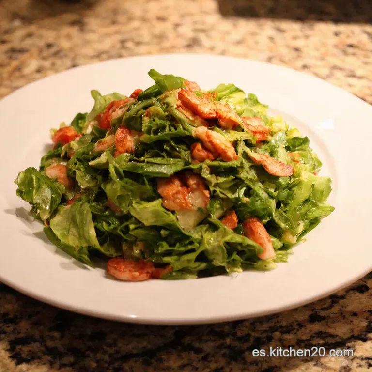 Ensalada De Cogollos Con Anchoas Ole Qu&eacute; Rica presentation
