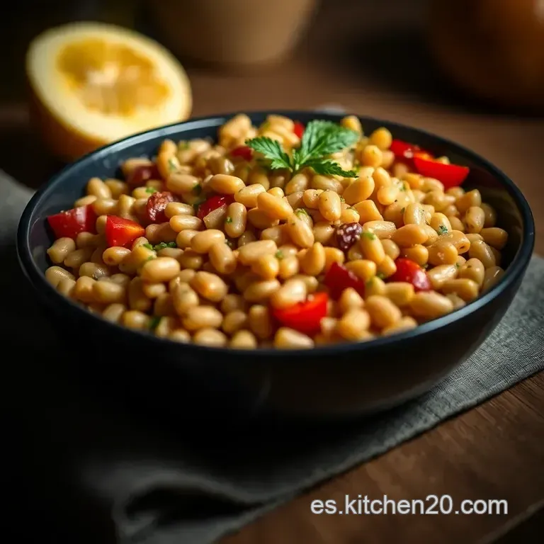 Ensalada De Lentejas a La Espa&ntilde;ola presentation