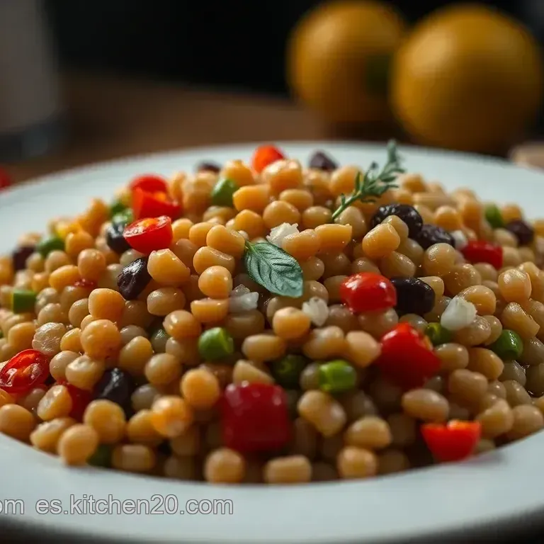 Ensalada de Lentejas a la Espa&ntilde;ola