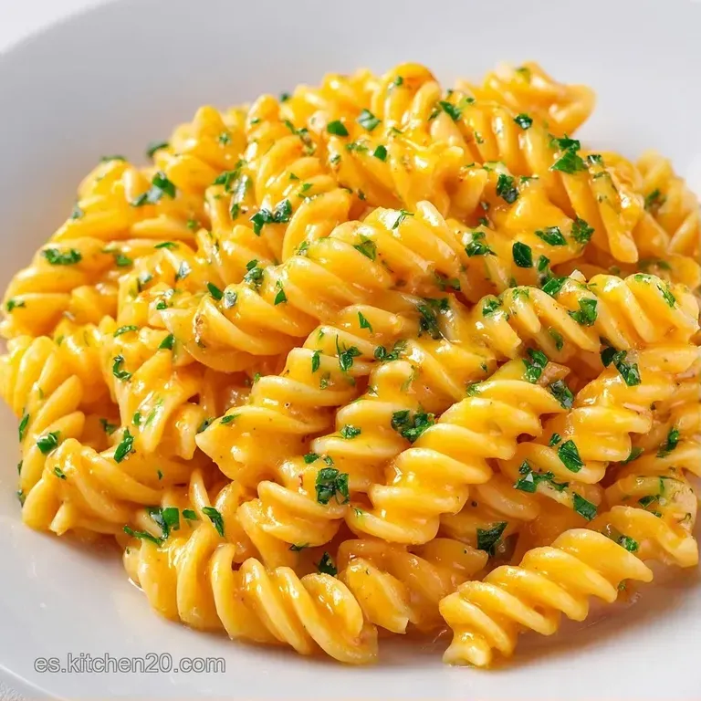 Ensalada colorida servida en bol blanco, con pasta glaseada, pimientos picados y un toque de aceite de oliva brillante.