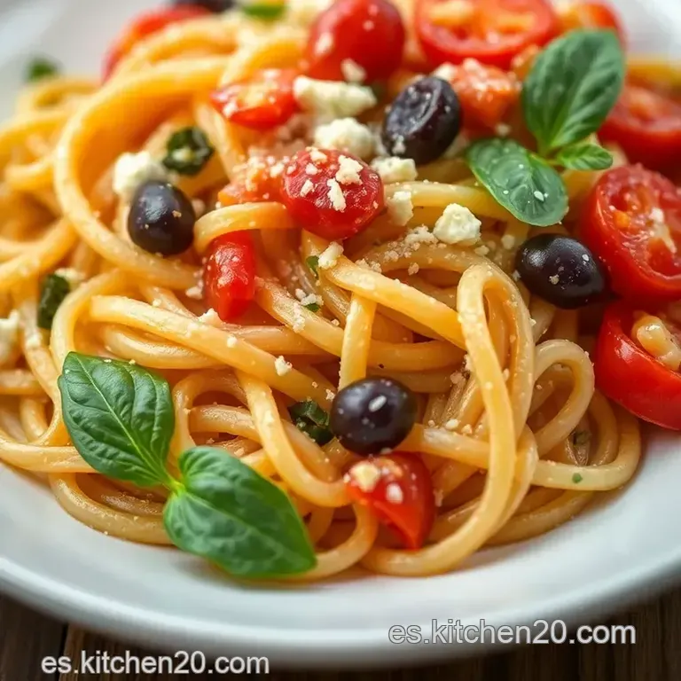 Ensalada De Pasta Mediterr&aacute;nea: &iexcl;Un Bocado De Sol! presentation