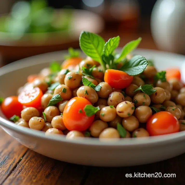 Ensalada de Tres Frijoles a la Vinagreta