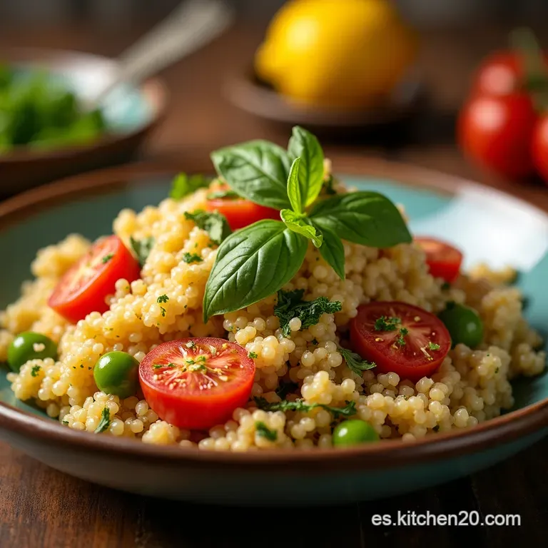 Ensalada Mediterr&aacute;nea Con Quinoa Y Pollo Con Mango Almuerzos Top presentation