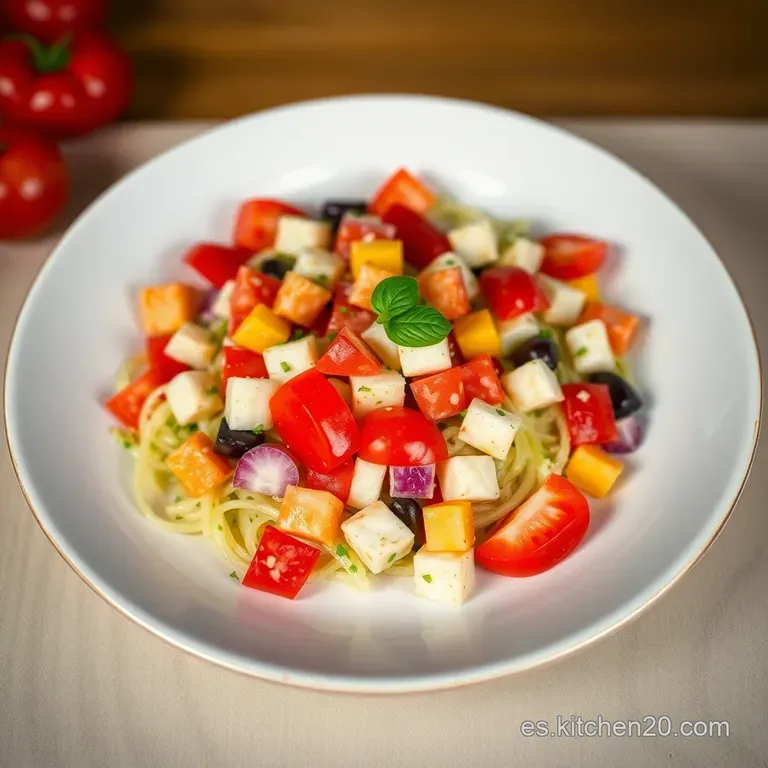 Ensalada Mediterr&aacute;nea De Quinoa presentation