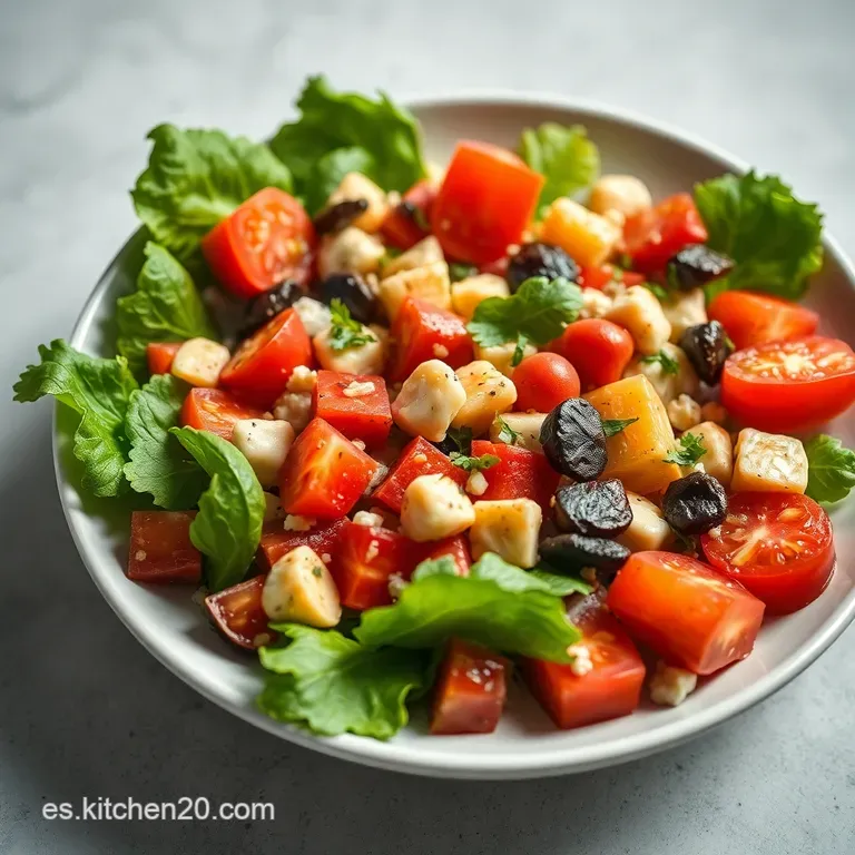 Ensalada Mediterr&aacute;nea de Quinoa