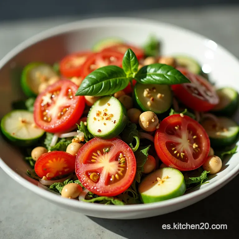 Ensalada Mediterr&aacute;nea de Verano Frescura al Plato