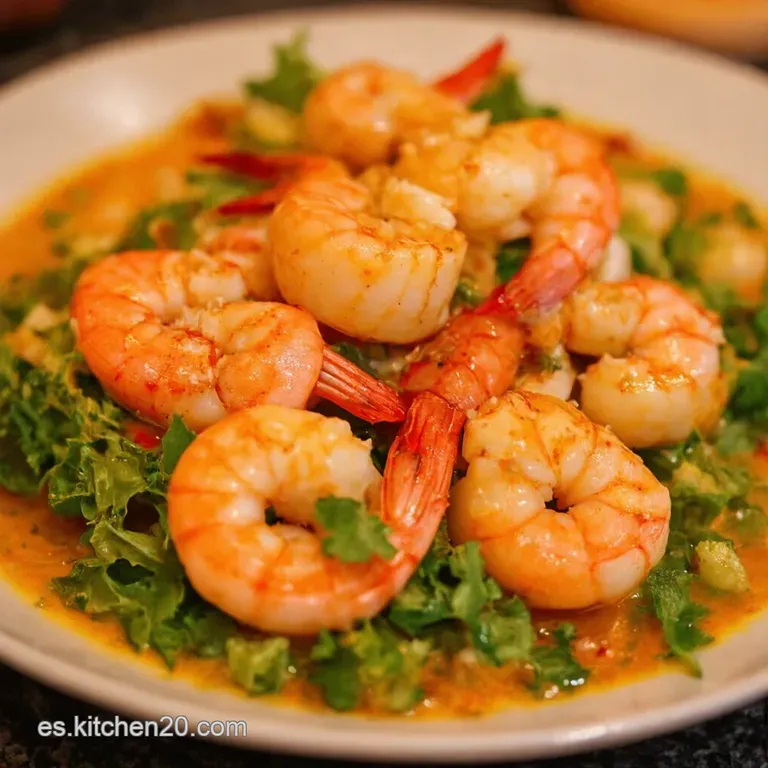 Ensaladilla De Gambas Ole Qu&eacute; Rica presentation